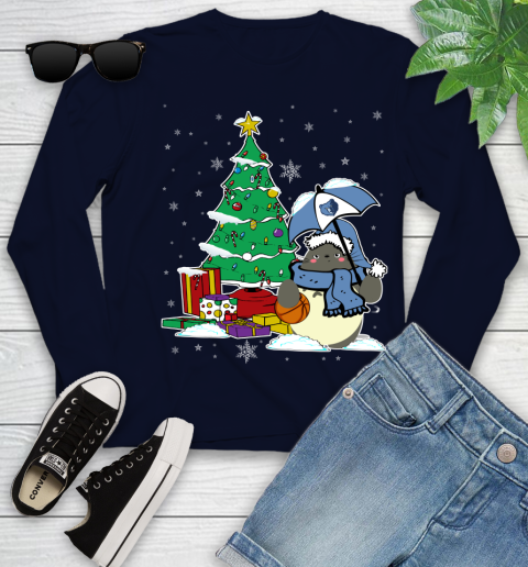 Memphis Grizzlies NBA Basketball Cute Tonari No Totoro Christmas Sports Youth Long Sleeve 2