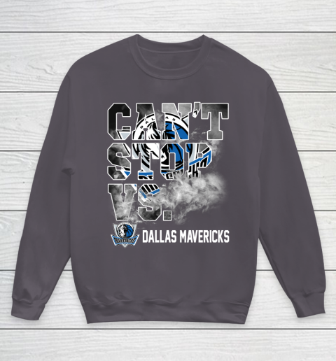 NBA Dallas Mavericks Basketball Can't Stop Vs Youth Sweatshirt 5
