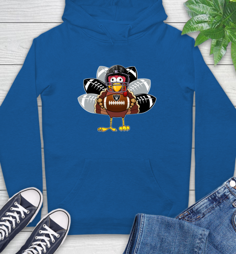 Oakland Raiders Turkey Thanksgiving Day Hoodie 9
