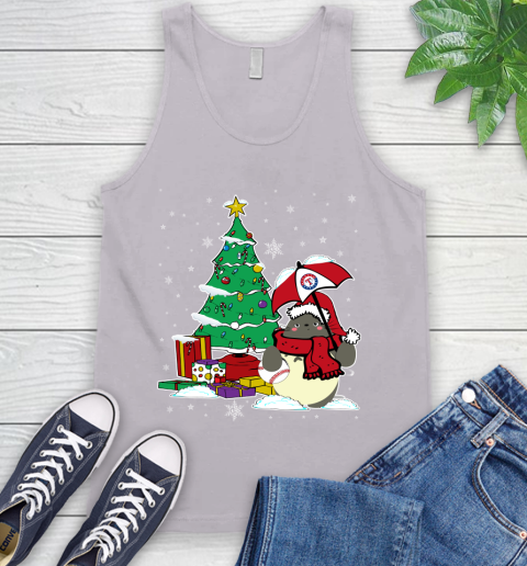 Texas Rangers MLB Baseball Cute Tonari No Totoro Christmas Sports Tank Top 3