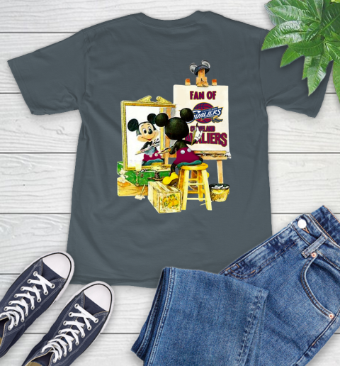 NBA Basketball Cleveland Cavaliers Mickey Drawing Shirt 7
