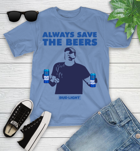 Always Save The Bees Beers Bud Light Jeff Adams Beers Over Baseball Youth T-Shirt 9