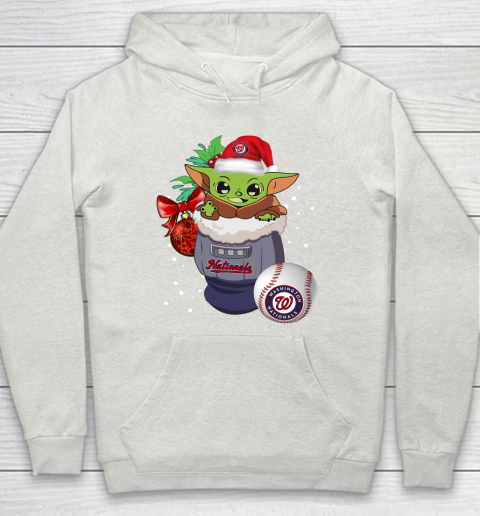 Washington Nationals Christmas Baby Yoda Star Wars Funny Happy MLB Hoodie 12