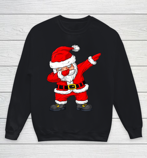 Dabbing Santa Claus Christmas Kids Boys Girls Dab Xmas Gifts T-Shirt