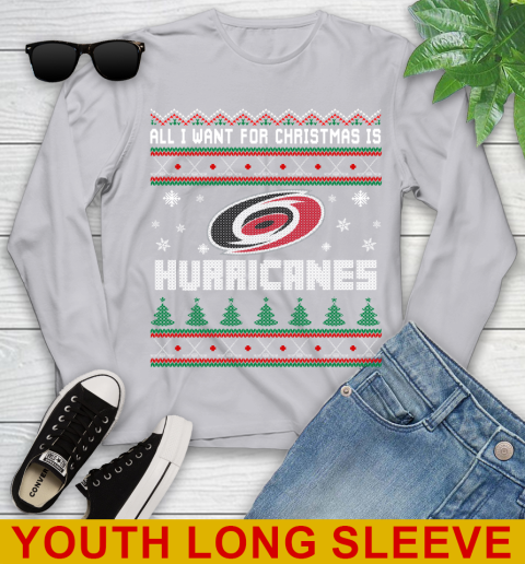 Carolina Hurricanes NHL Hockey All I Want For Christmas Is My Team Sports 121