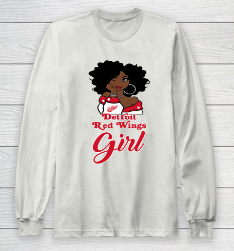 Detroit Red Wings Girl NHL Long Sleeve T-Shirt 12
