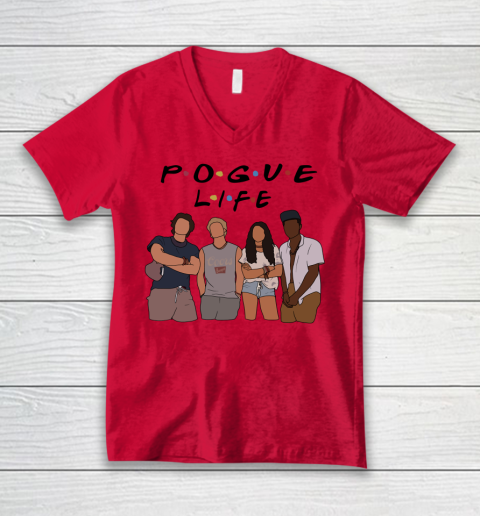 Pogue Life Shirt Outer Banks Friends Funny V-Neck T-Shirt 3