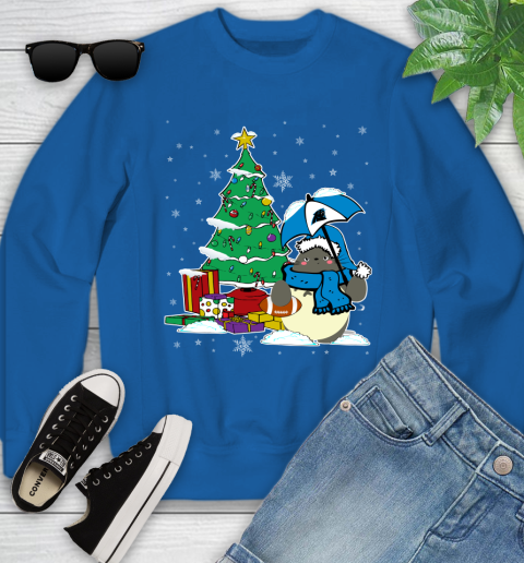 Carolina Panthers NFL Football Cute Tonari No Totoro Christmas Sports Youth Sweatshirt 7