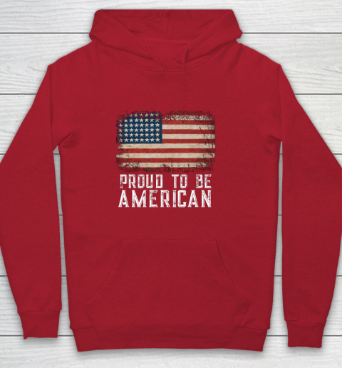 Proud American Patriotic USA Flag Youth Hoodie 7