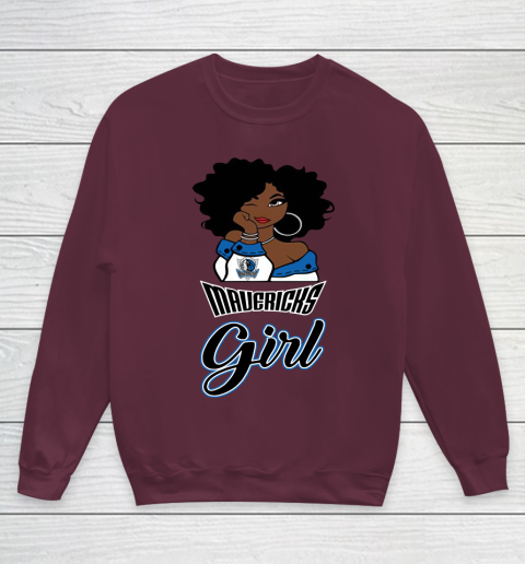 Dallas Mavericks Girl NBA Youth Sweatshirt 5