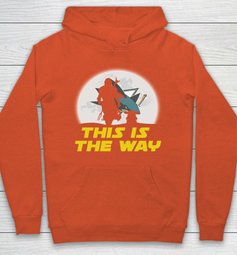 San Jose Sharks NHL Ice Hockey Star Wars Yoda And Mandalorian This Is The Way Hoodie 3