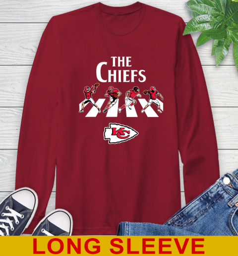 NFL Football Kansas City Chiefs The Beatles Rock Band Shirt Long Sleeve T-Shirt 9