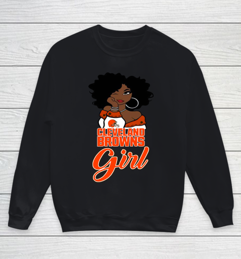 Cleveland Browns Girl NFL Youth Sweatshirt