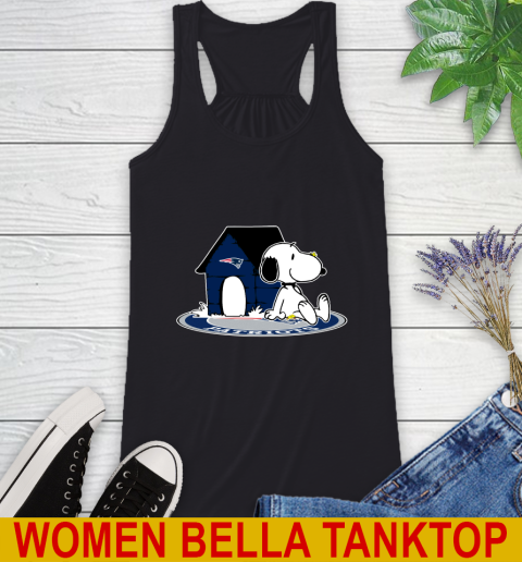 NFL Football New England Patriots Snoopy The Peanuts Movie Shirt Racerback Tank 2