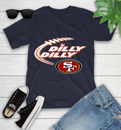 NFL San Francisco 49ers Dilly Dilly Football Sports Youth T-Shirt 3