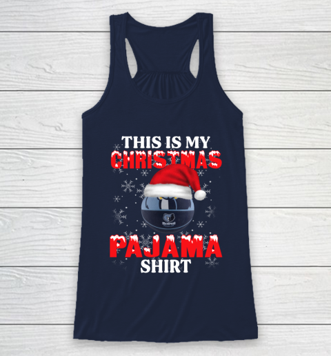 Memphis Grizzlies This Is My Christmas Pajama Shirt NBA Racerback Tank 8