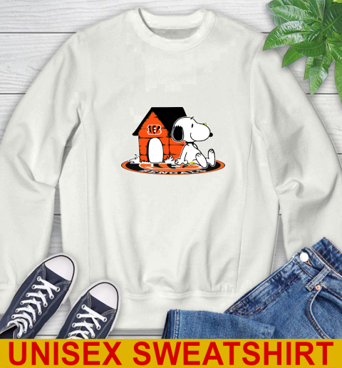 NFL Football Cincinnati Bengals Snoopy The Peanuts Movie Shirt Sweatshirt
