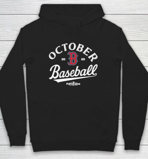 Boston Red Sox October Baseball 2025 Hoodie