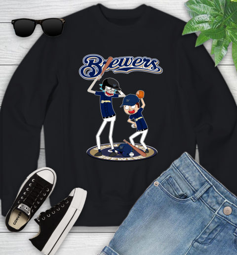 MLB Milwaukee Brewers Rick And Morty Baseball 116