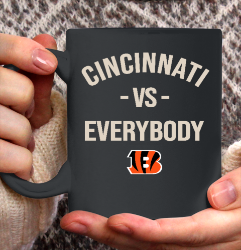 Cincinnati Bengals Vs Everybody Ceramic Mug 11oz