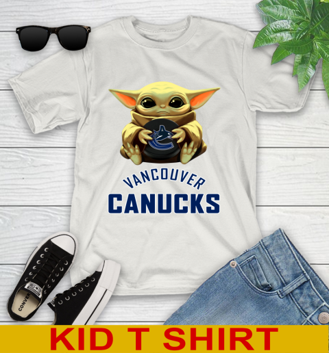 NHL Hockey Vancouver Canucks Star Wars Baby Yoda Shirt 112