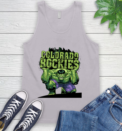 Colorado Rockies MLB Baseball Incredible Hulk Marvel Avengers Sports Tank Top 4