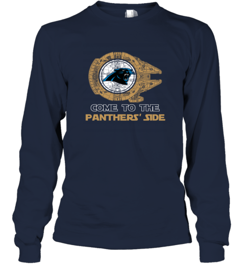 NFL Come To The Carolina Panthers Wars Football Sports Long Sleeve T-Shirt uzhc nfl come to the carolina panthers wars football sports long sleeve tee 14 front navy