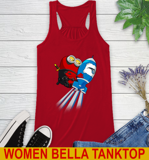 NBA Basketball Orlando Magic Deadpool Minion Marvel Shirt Racerback Tank 4