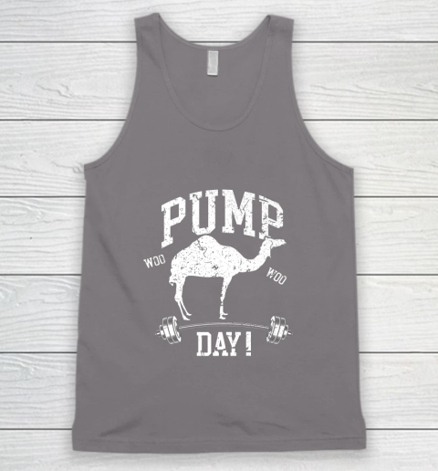Funny Pump Day Hump Day Camel Weight Lifting Training Gym Tank Top - Image 7