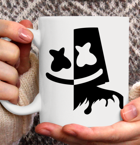 Fortnite Tshirt Marshmello Black And White Ceramic Mug 11oz