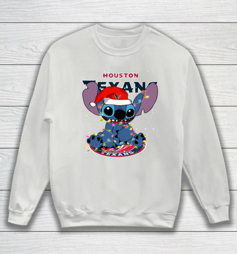 Houston Texans NFL Football noel stitch Christmas Sweatshirt 3