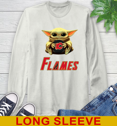 NHL Hockey Calgary Flames Star Wars Baby Yoda Shirt 69