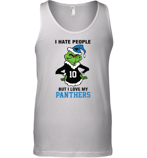 I Hate People But I Love My Panthers Carolina Panthers NFL Teams Tank Top