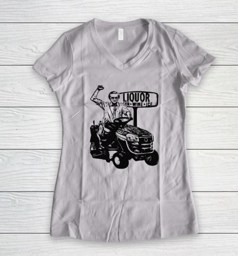 George Jones Liquor Fer Wine Ice Women's V-Neck T-Shirt