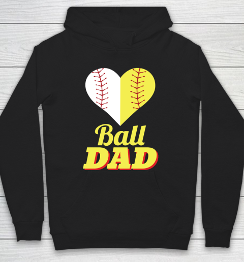Father's Day Funny Gift Ideas Apparel  Baseball Softball Dad Dad Father T Shirt Hoodie