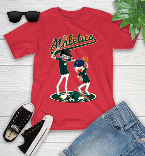 MLB Oakland Athletics Rick And Morty Baseball 112