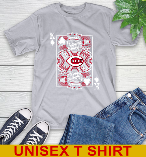 Cincinnati Reds MLB Baseball The King Of Spades Death Cards Shirt T-Shirt 5