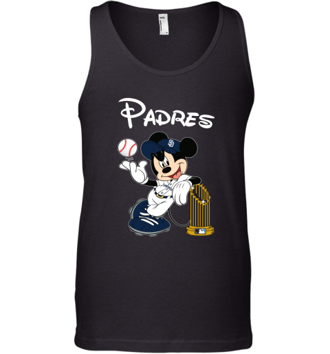 San Diego Padres Mickey Taking The Trophy Mlb 2019 Tank Top