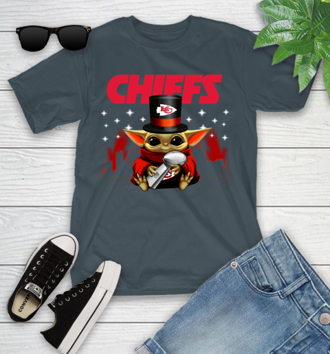 Super Bowl Baby Yoda Loves The Kansas City Chiefs Star Wars NFL Shirts 102