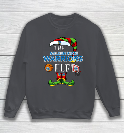Golden State Warriors Christmas ELF Funny NBA Sweatshirt 4