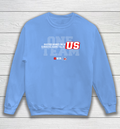 NFL End Racism Print In Front And Back Sweatshirt 8