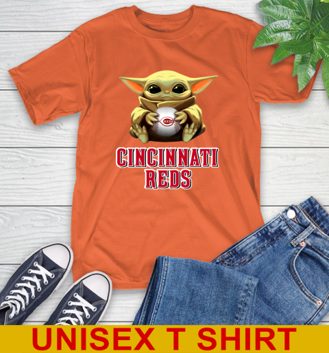 MLB Baseball Cincinnati Reds Star Wars Baby Yoda Shirt 5