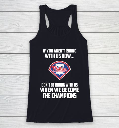 MLB Philadelphia Phillies Baseball We Become The Champions Racerback Tank 7