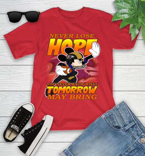 Buffalo Bills NFL Football Mickey Disney Never Lose Hope (2) Youth T-Shirt 13