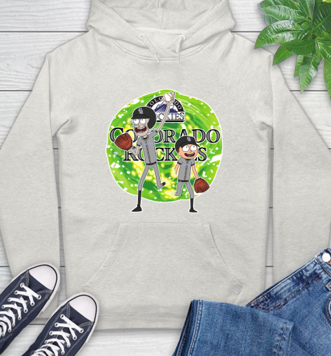 MLB Colorado Rockies Rick And Morty Baseball Sports Hoodie 12
