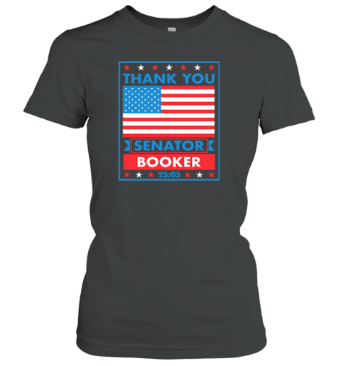 Thank You Senator Cory Booker 25 Hours And 5 Minutes Premium Women's T-Shirt