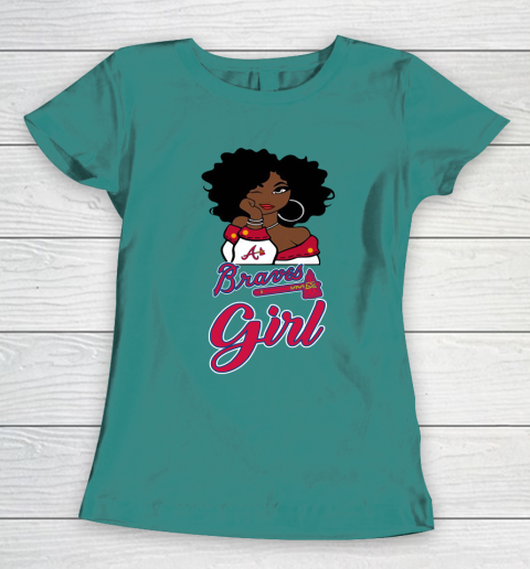Atlanta Braves Girl MLB Women's T-Shirt 12