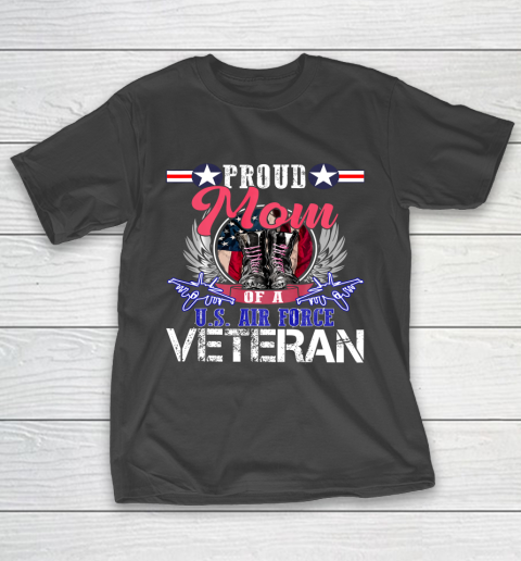 Veteran Shirt Vintage Proud Mom Of A U S Air Force Veteran T-Shirt