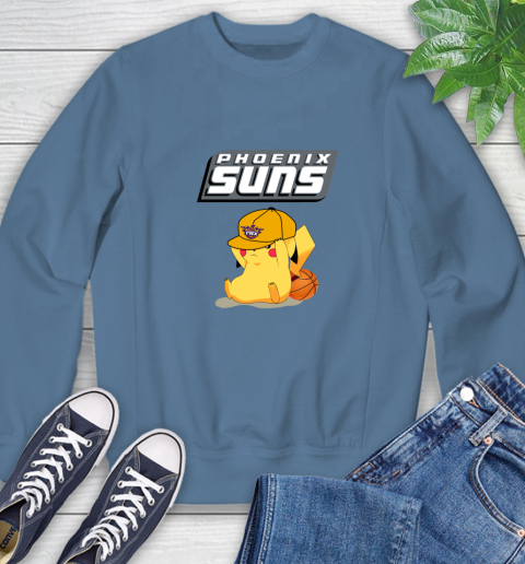 NBA Pikachu Basketball Sports Phoenix Suns Sweatshirt 7