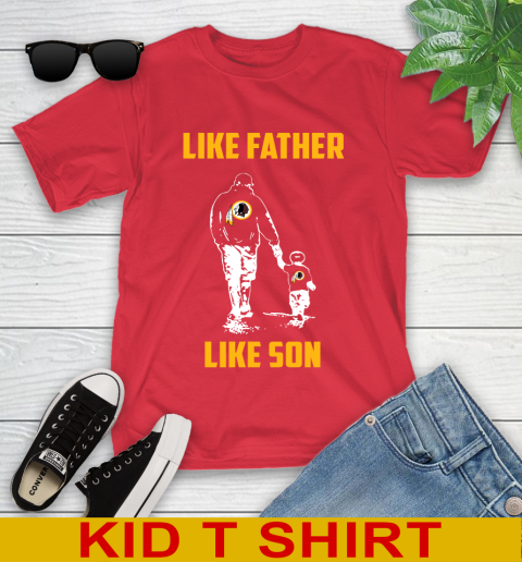Washington Redskins NFL Football Like Father Like Son Sports Youth T-Shirt 11